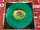 The Beatles John Lennon Apple 45 record HAPPY XMAS 1972 Smoky Swirl Green vinyl
