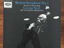 BRAHMS Symphony No 3 SZELL RARE COLUMBIA STEREO Half Moon SAX 2572 VINYL LP EX+