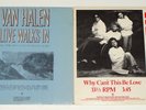 VAN HALEN Love Walks In, Why Can't This Be Love 2x 12