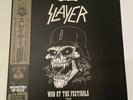 SLAYER LP COLORED WHITE VINYL RARE WAR AT THE FESTIVALS DONINGTON W/POSTER NM