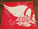 SIGNED Aerosmith Greatest Hits vinyl LP album record USA Promo COLUMBIA 1980