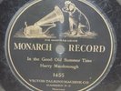 Harry Macdonough: In the Good Old Summer Time Victor Monarch 1655  78 rpm Record