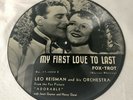 Leo Reisman Victor PICTURE RECORD 78 rpm Janet Gaynor My First Love to Last RCA