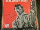 Rare 1959 Gene Vincent Rocks - Over the Rainbow - Picture Sleeve 45 - Japan