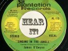 Rockabilly Country Jungle Rocker 45 JAMES O’GWYNN Singing In The PLANTATION hear