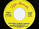Funk Boogie/Modern Soul 45 - Morris Edwards - The Devil Is Busy - Dija - VG+ mp3