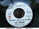 GAIL WYNTERS promo 'You Don't Have To Be In Love' ORIGINAL Northern Soul 45