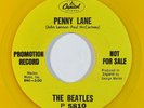 Rock 45 BEATLES Penny Lane/Strawberry Fields Forever on Capitol yellow vinyl