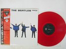 BEATLES HELP EMI/ODEON EAS-70134 Japan OBI MONO RED VINYL VINYL LP