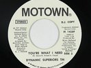70s Soul 45 - Dynamic Superiors - You're What I Need - Motown - VG+ mp3 - promo