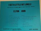I GET A LITTLE BIT LONELY Elton John RARE LP  Cheapest on Ebay