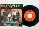 BLIND FAITH WELL ALL RIGHT DP 1686 Japan FLIPBACK COVER MONO VINYL 7