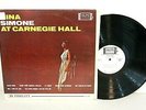 Super Rare NINA SIMONE at Carnegie Hall LP White Label DJ Promo, Colpix Jazz, NM