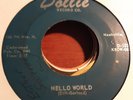 45 - Rare  Horace Heller - Hello World / Ed's Place - Space Rockabilly  - Dollie