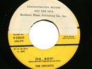 CRICKETS Rockabilly PROMO 45rpm Not Fade Away b/w Oh Boy  HEAR