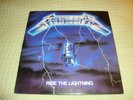 Metallica Ride the Lightning 1984 Elektra Megaforce VG +
