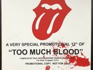 The Rolling Stones - Too Much Blood? (demo version) - 12” Promo Vinyl ?