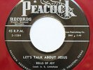 Bells of Joy Red Vinyl Peacock R&B Black Gospel 45rpm 1951