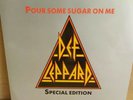 Def Leppard Pour Some Sugar On Me Shaped Vinyl Picture Disc (LEPS2) RARE