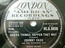 JOHNNY CASH,GUESS THINGS HAPPEN THAT WAY,COME IN STRANGER,1958 LONDON 78 RPM,10