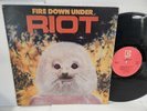 RIOT Fire Down Under 1981 Elektra 5E-546 1st Press Masterdisk Heavy Metal LP