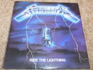 Metallica - Ride The Lightning Vinyl -  Record - LP - Album - 1984 - MFN 27