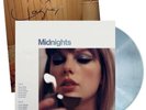 Taylor Swift ‎Midnights Special Edition Signed Photo Moonstone Blue Marble Vinyl