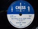 HOWLIN' WOLF - R&B 78rpm CHESS #1497 - HOWLIN WOLF BOOGIE / WOLF AT YOUR DOOR E-