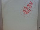 THE WHO LIVE AT LEEDS OG UK STEREO TRACK RECORD LP 2406 001 12 INSERTS