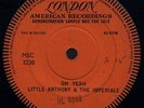 LITTLE ANTHONY & THE IMPERIALS: Oh Yeah (´59 / rare orig. U.K. 1-sided DEMO 7