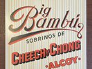 ? CHEECH & CHONG BIG BAMBU ALBUM W/ROLLING PAPER 1972 ODE RECORDS SP-77014 Ex+