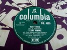 TERRY WAYNE: PLAYTHING / SLIM JIM TIE 1957 COLUMBIA 78RPM EX(+) SUPER RARE