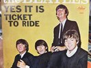 The Beatles Ticket To Ride / Yes It Is 45 Vinyl Record / Picture Sleeve 5407