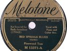 PINEWOOD TOM: Red Spring Blues US Melotone M 13371 Pre-War 78 Hear