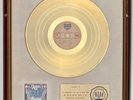 FOGHAT 1974 “Energized” RIAA WHITE MATTE GOLD RECORD AWARD to Warners Exec