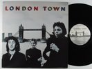 WINGS London Town CAPITOL LP VG+ with poster #