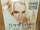 Britney Spears LP record Femme Fatale clear gold white splatter colored vinyl