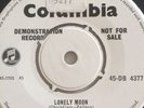 Johnny Wells,DEMO,Lonely Moon/One and Only,N.Mint,Columbia,Rock n Roll,Doo Wop