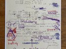 PJ Harvey - White Chalk - Signed Lyric Print - Mint