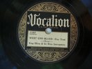 King Oliver - West End Blues / Tin Roof Blues, Vocalion 1189 in E condition