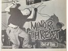 MINOR THREAT Out of Step promo flyer/poster DC Hardcore Punk M- DISCHORD RARE