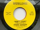 Northern/Modern Soul - Bobby Sansom - Dont Leave - Sublime