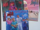 3 LP Death : Scream Bloody Gore, Leprosy, Spiritual Healing. Under One Flag FLAG