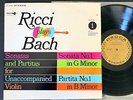 RUGGIERO RICCI   PLAYS BACH SONATAS / DECCA DL 710142 STEREO ED1 GOLD LABEL LP