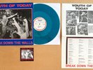 YOUTH OF TODAY Break Down the Walls BLUE VINYL Wishingwell straightedge nyhc kbd