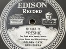Edison Diamond Disc GOLDEN GATE ORCH-IRWIN ABRAMS- Freshie-The Co-Ed 1925 EE