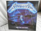 METALLICA - RIDE THE LIGHTNING - UK - 45 RPM - 2LP - POSTER