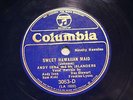 HAWAIIAN ANDY IONA ISLANDERS Sweet Hawaiian Maid  BLUE WAX COLUMBIA 3053