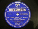 JAZZ MILLS BLUE RHYTHM BAND In A Sentimental Mood COLUMBIA 3148  EE+