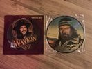 Waylon Jennings and Willie Nelson picture disc lot